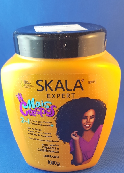 Skala Mais Crespos ,Crema Hidratante y de peinar para Cabellos Crespo- Afro-2en 1-Haarpflegemittel 1k.